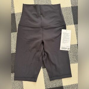 LULULEMON black align 10 inch shorts. Size 4